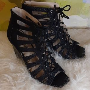 INC Gladiator Wedge Heels